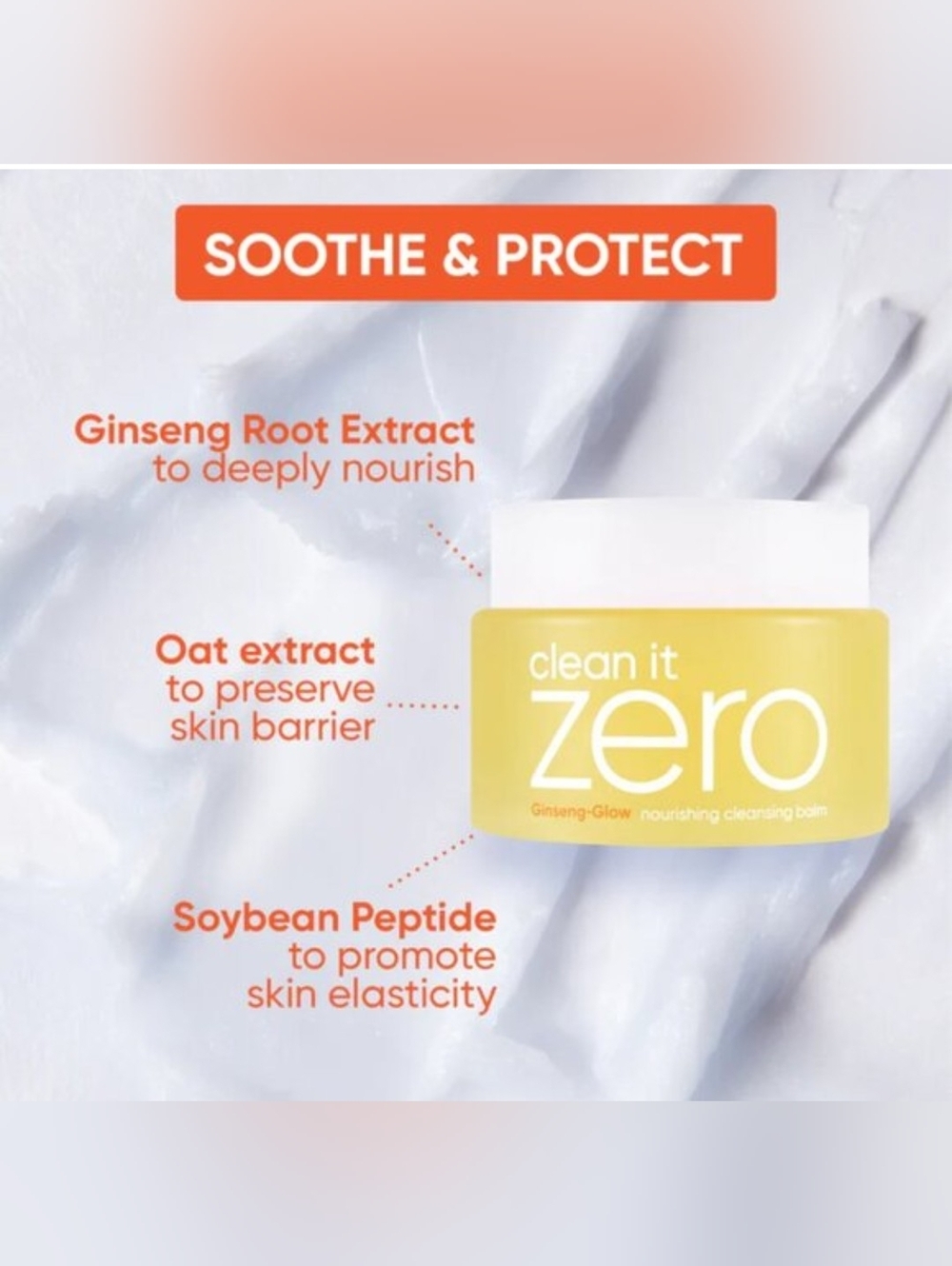 Clean It Zero Ginseng-Glow Nourishing Cleansing Balm